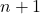 Rendered by QuickLaTeX.com n+1